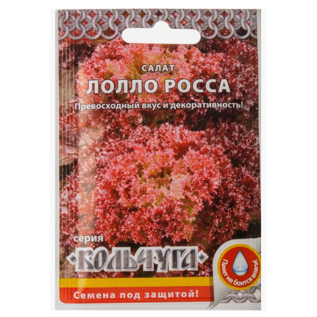 семена Салат листовой РУССКИЙ ОГОРОД Лолло росса 0,5г