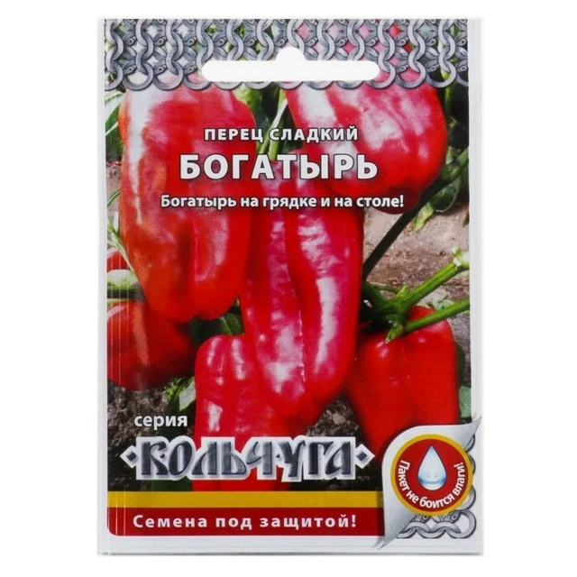 семена Перец сладкий РУССКИЙ ОГОРОД Богатырь 0,2г